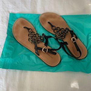 Anotonio Melanie gold and blue shoes